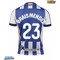 Real Sociedad Brais Mendez #23 Hjemmedrakt 2025-26 Kortermet